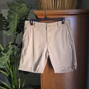 Old Navy Men's Khaki Flat Front Shorts